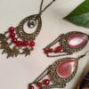 ست گردنبند و گوشواره سنتی با طرح رزین