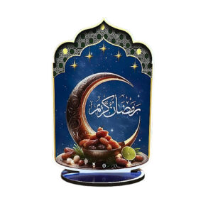 قفسه چوبی تزیینی مجسمه اسلامی ماه رمضان – دکور عید و ماه رمضان