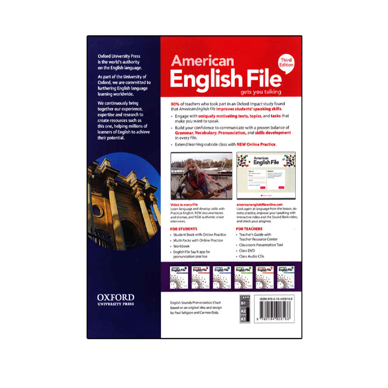 کتاب American English File 1 (ویرایش سوم) اثر Christina Latham-Koenig و Clive Oxenden