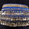 Belly Dance Practice Scarf with Coins – Suitable for Dance Studios and Home Use
