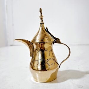 قهوه جوش برنجی دله – مناسب برای قهوه عربی و تزئین میز
