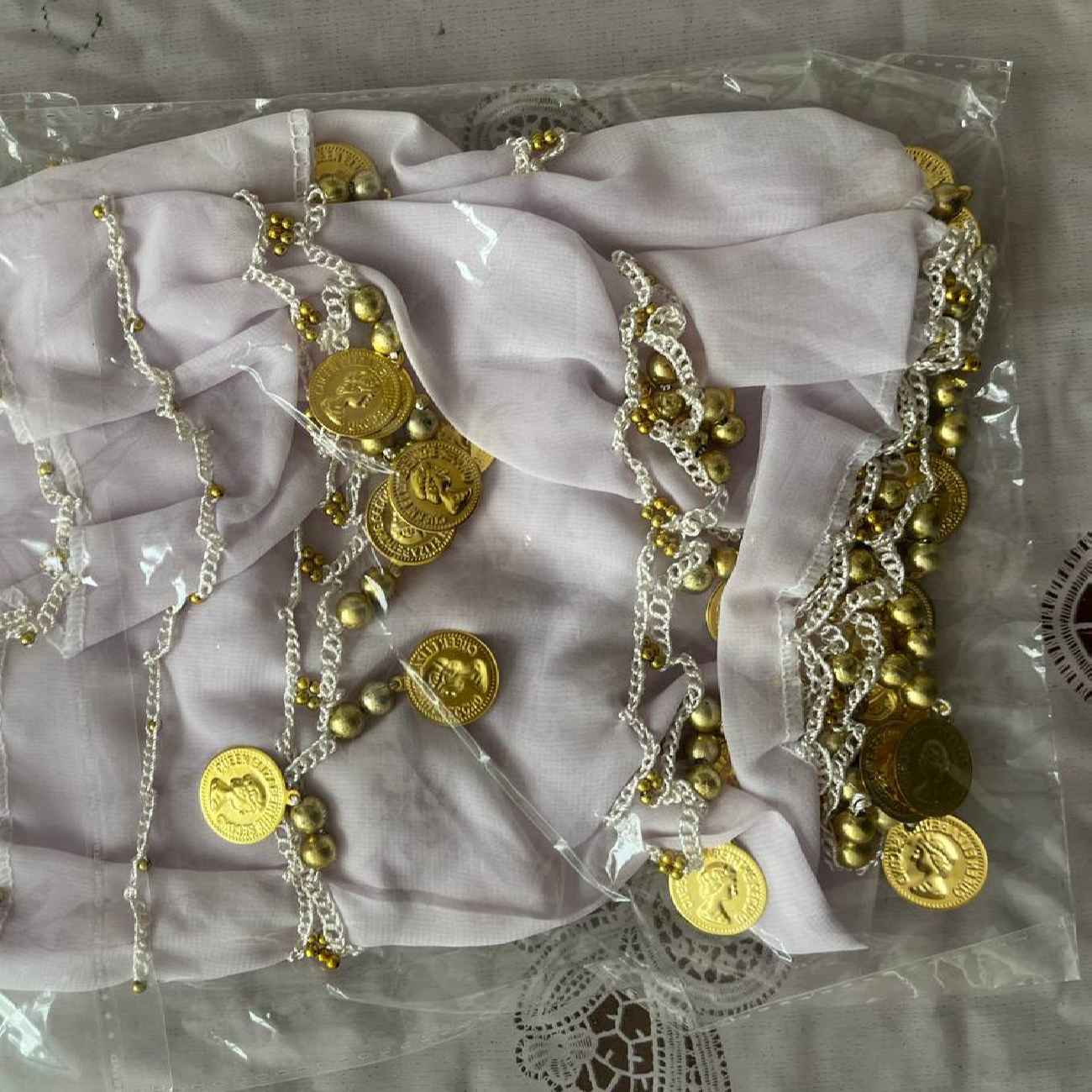 روسری رقص شکم سکهای – مناسب برای اجراهای رقص شکم