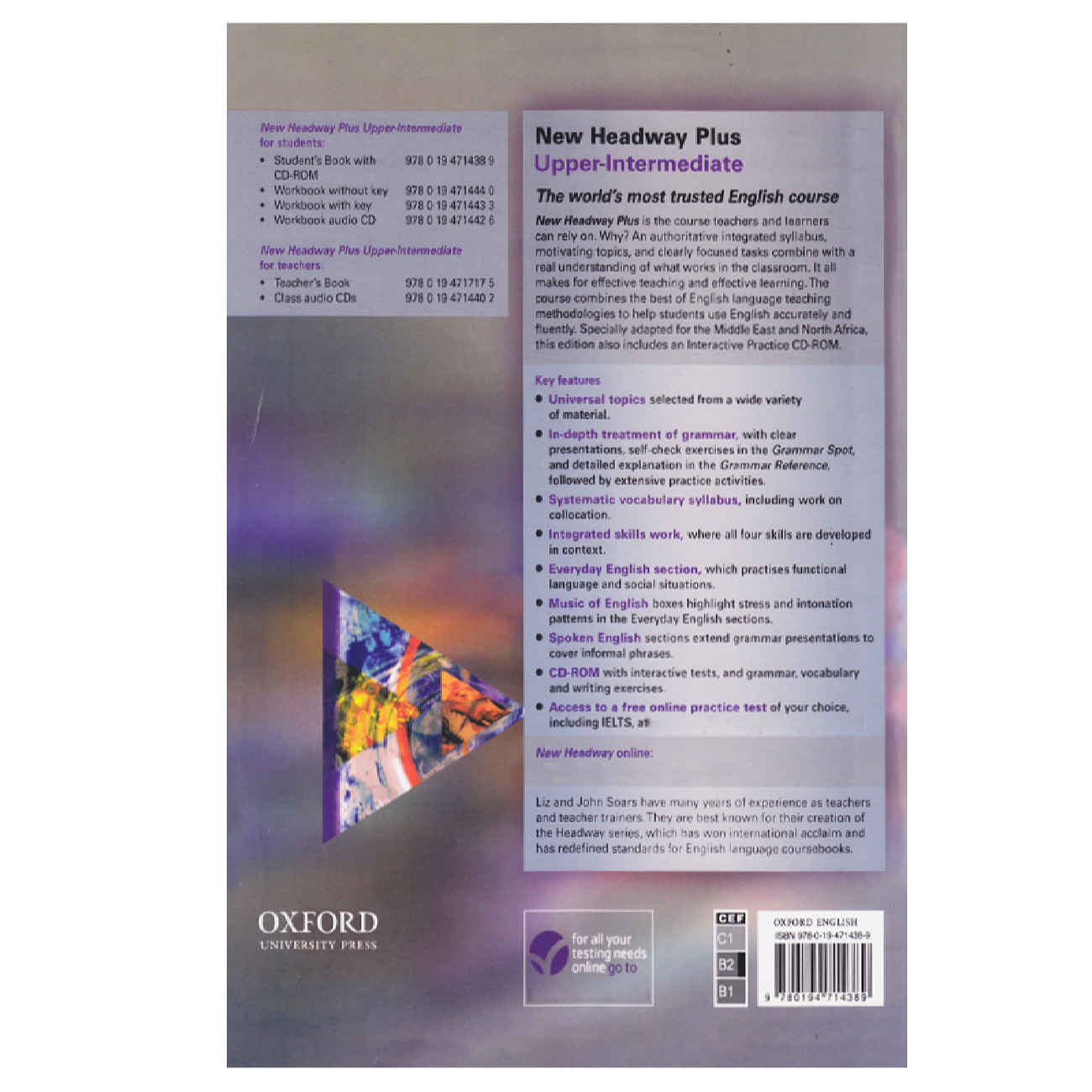 کتاب New Headway Plus Upper-Intermediate اثر جان و لیز سورس