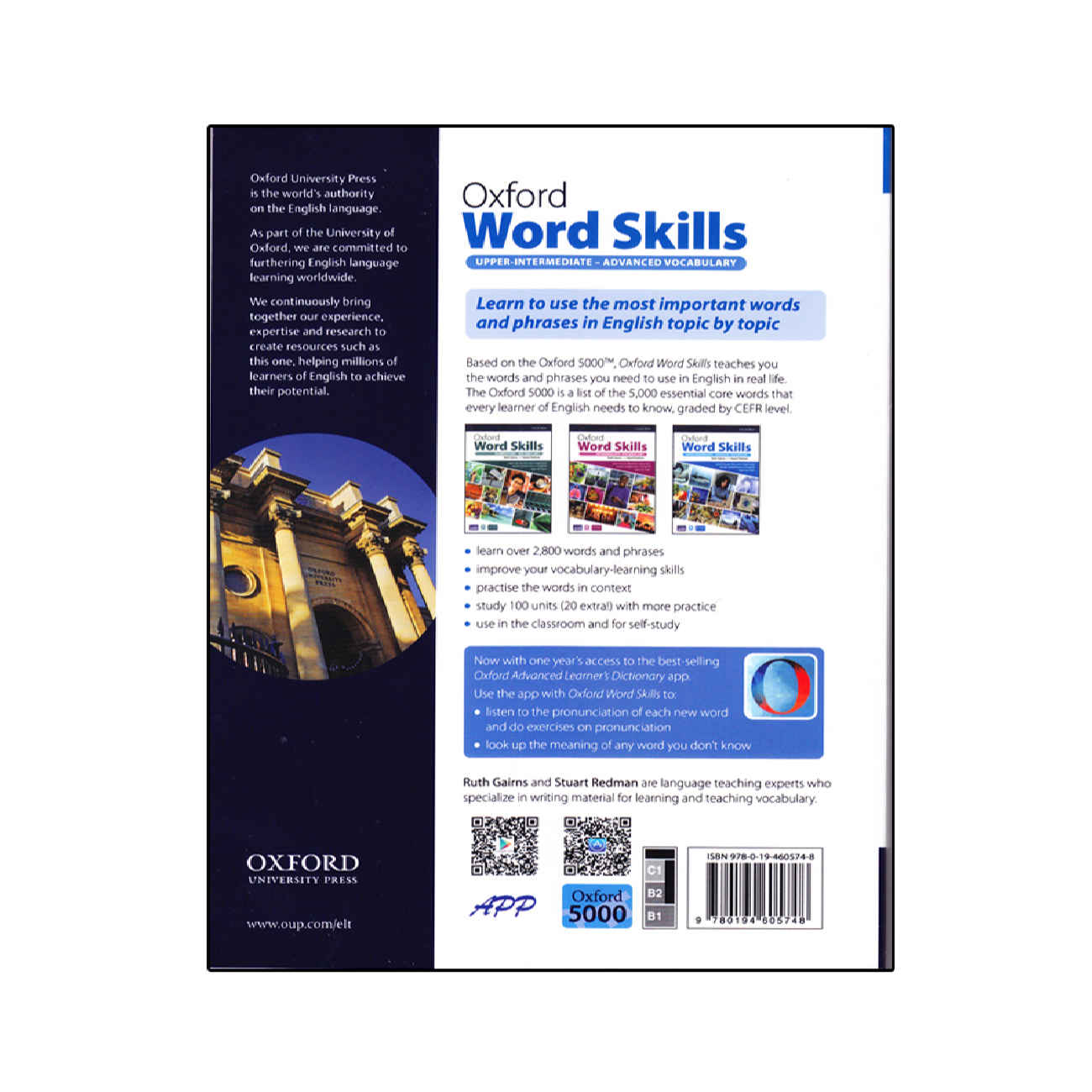 کتاب Oxford Word Skills Advanced Vocabulary (ویر دوم) اثر Ruth Gairns و Stuart Redman
