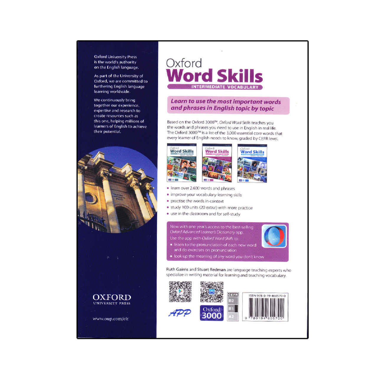کتاب Oxford Word Skills Elementary Vocabulary (ویر دوم) اثر Ruth Gairns و Stuart Redman