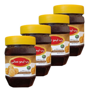 رب لیموی سیاه خشک سنتی جالینوس – ۴۵۰ گرم، (بسته ۴ عددی)