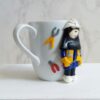 Charming Handmade Ceramic Mug with Motif Detail Engineer (2)