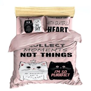 سرویس خواب Cozy Nights – مناسب برای کودکان، طرح گربه، در 5 عدد