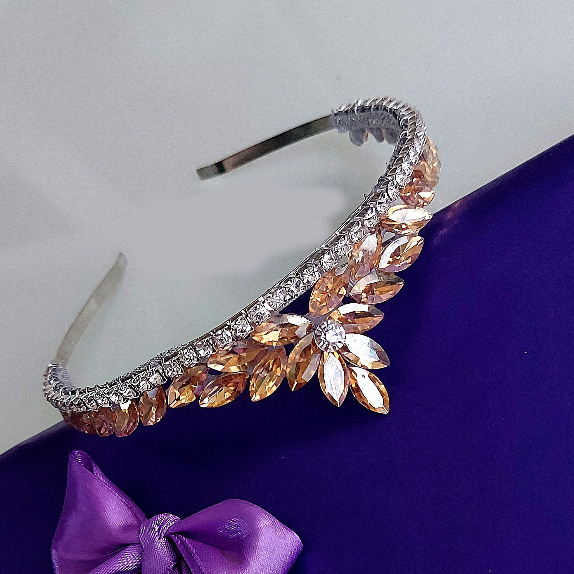 تاج عروس بی‌نظیر Crystal Dream – برای مجموعه اکسسوری‌های عروسی
