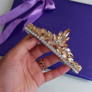 تاج عروس بی‌نظیر Crystal Dream – برای مجموعه اکسسوری‌های عروسی
