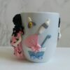 Elegant Ceramic Coffee Mug with Pregnant Woman Themed Artwork (2)
