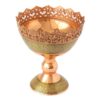 Elegant Copper and Khatam Kari Nut Bowl Handcrafted Decorative Serving Dish (2)