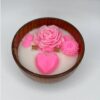 Giftable Candle in Rustic Wood Jar – Perfect for Decoration & Unique Gift (3)