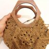 Handmade Raffia Crochet Tote Bag – Lightweight, Durable, and Naturally Beautiful (5)
