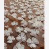 Handmade Sheer Bridal Veil with Delicate Embroidered Floral Details 150 Cm Lenght (1)