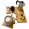 Interlocking Puzzle Coasters – Suitable for Protecting Wooden Surfaces (4x)2