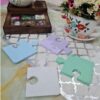 Jigsaw-Inspired Stone Coasters – Stylish Surface Protection (4x) 2