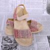Kids Fashionable Sandals with Metallic Finish and Adjustable Elastic Band – Stylish Footwear (2)
