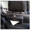 Leather Car Tissue Holder - Convenient Design for Back Seat & Dashboard (1)