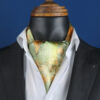 Men's Ascot tie - Suitable for Every Season with Earth Design in Green (6)