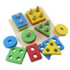 Montessori Educational Geometric Shapes Toy – Suitable for Home or Classroom Use2