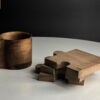 Natural Wood Puzzle Coasters – Suitable for Everyday Use (4x) 4