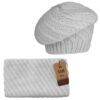 Ring Scarf and French Style Knitted Hat Set Perfect for Winter Warmth (1)