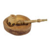 Rustic Carved Log Ashtray – Suitable for Decorative Use2