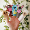 Set of Felt Finger Dolls – Farm Animal Kids Puppets, Suitable for Creative Play3
