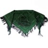 Traditional Middle Eastern Shemagh - Suitable for Headwear, Neckwear with Dhikr Design in Green (2)