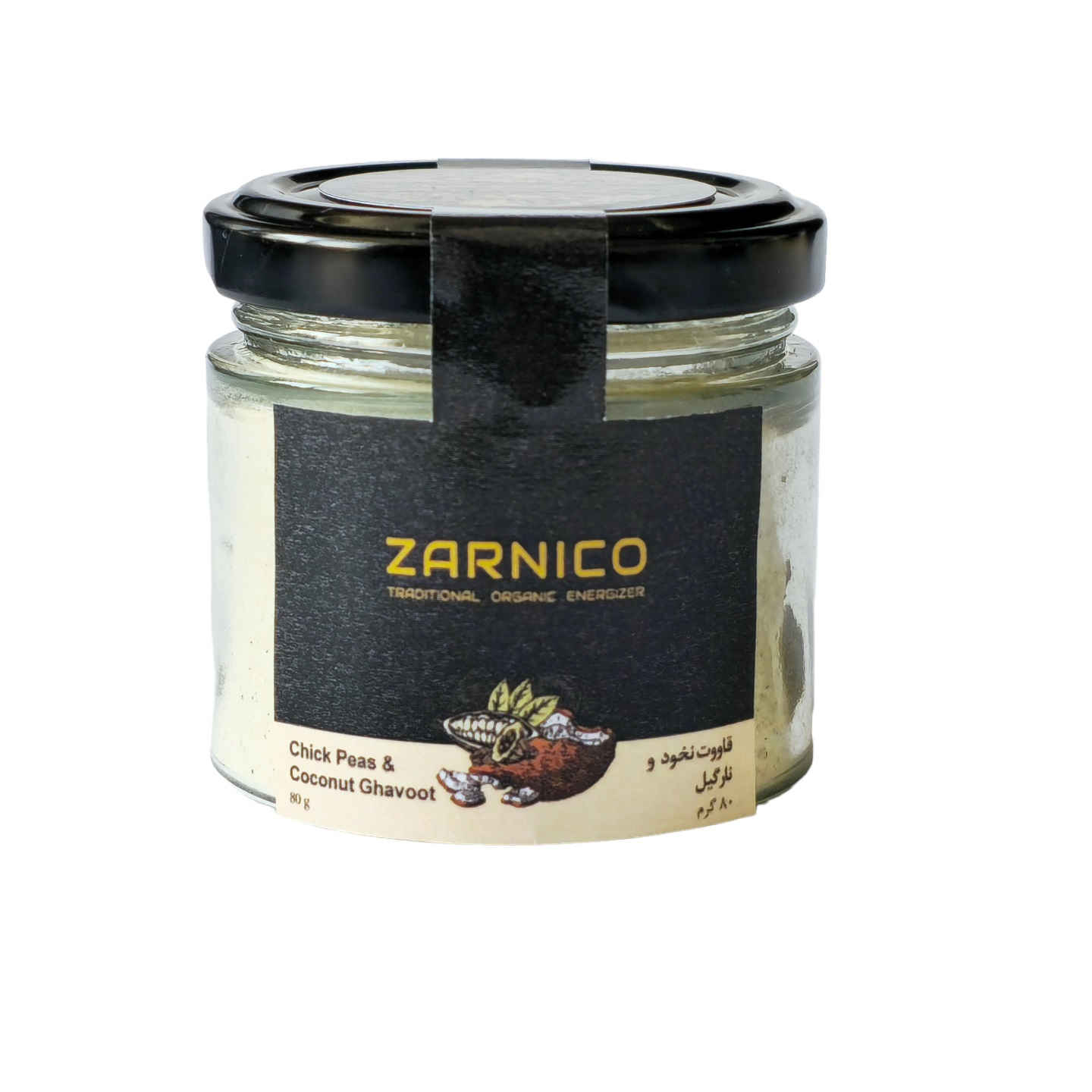 قاووت سنتی ایرانی با نخود و نارگیل – زرنیکو (80 گرم) بسته 5 عددی