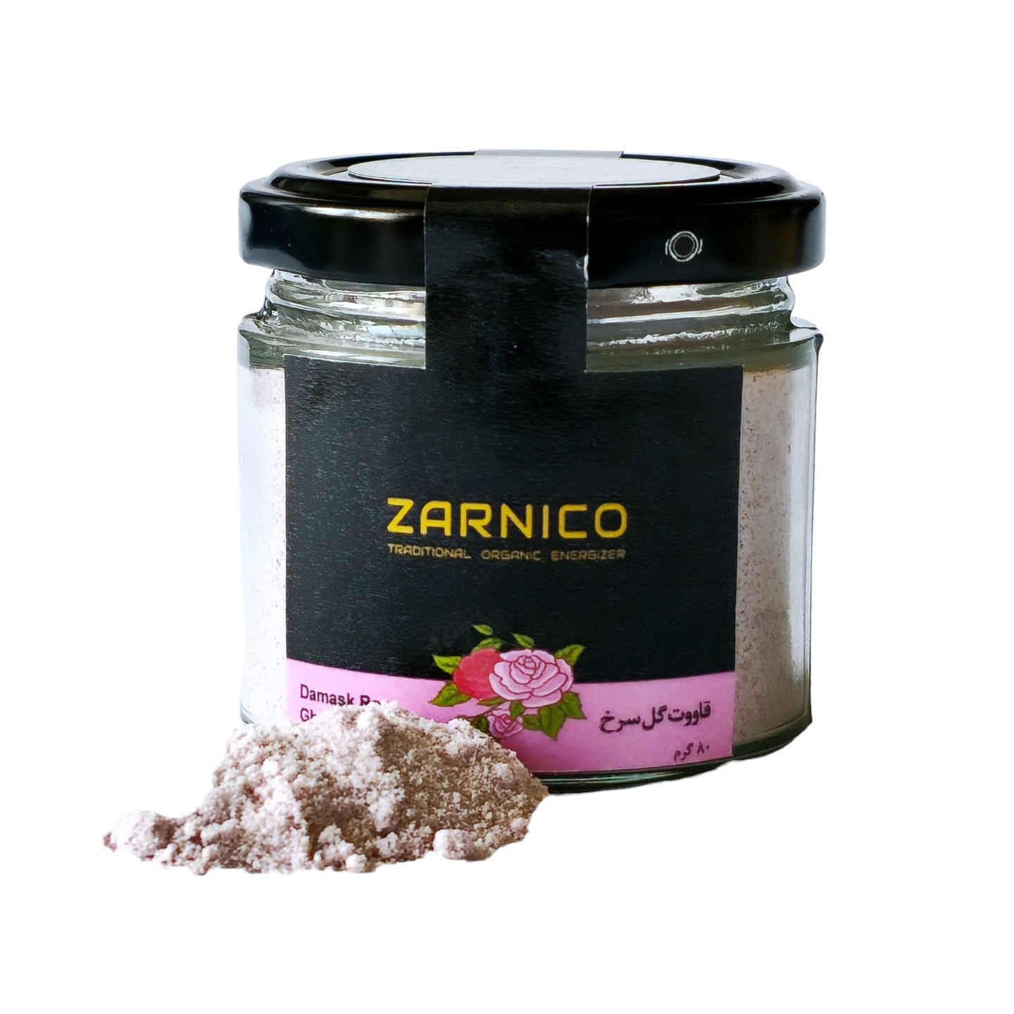 مخلوط انرژیزای سنتی گل رز ایرانی، برای حداکثر فواید سلامتی – زارنیکو (80 گرم) بسته 5 عددی