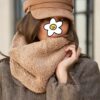 Winter Cowl Scraf in Teddy Fabric Soft & Warm for Cold Days (3)