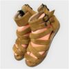 Women's Fashion Flat Gladiator Sandals – Summer Essential with Easy Zipper 2
