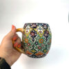 Artisan Mug - Enamel-Finished Pottery, Handmade Gift for Tea Lovers & Coffee Fans (1)
