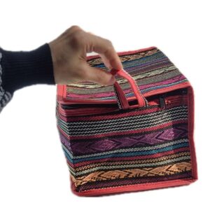 جعبه پارچه‌ای جاجیم اصیل برای نگهداری