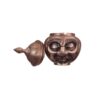 Copper Sugar Bowl - Human Face Unique Design (3)