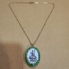 Double-Sided Resin Brass Necklace - Hasbi Allah on One Side & the Verse Bismillah on the Other (2)