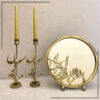 Haft-Sin mirror set with the Persian Calligraphy of Happy New Year candleholders (3)