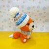 Handmade Knitted Fox Doll – Soft Plush with Detailed Craftsmanship (1)