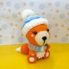 Handmade Knitted Fox Doll – Soft Plush with Detailed Craftsmanship (3)