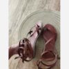 Handmade Mid-Calf Gladiator Sandal – Genuine Leather in Brown (2)