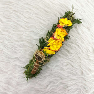 لکه دست‌ساز رزماری و گل رز – مناسب برای فضاهای آرام (بسته ۳ عددی)