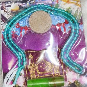 ست جانماز کربلا برای هدیه – شامل سنگ، تسبیح، سجاده و عطر