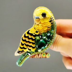 سنجاق سینه LoveBirds – الهام گرفته از طبیعت