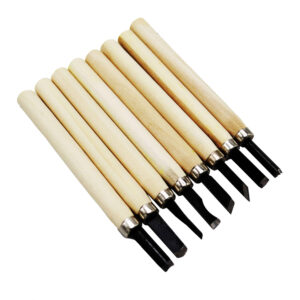 مجموعه اسکنه نجاری Samco YP-08 – 8 ابزار مناسب برای کنده‌کاری و جزئیات دقیق (بسته 8 تایی)