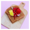Toast Bread Candle with Strawberry Jam and Butter (2)