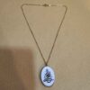 Two-Sided Brass Resin Necklace – Hasbi Allah & Bismillah Suitable for Women (4)