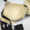 Women’s Balconette Padded Bra and Thong Set – Half Push-Up, Laser-Cut, B Cup (1)