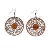Bohemian Wooden Earring – Lightweight Handmade Jewelry for Nature Lovers (3)